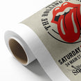 Retro Rolling Stones Concert Poster - School of Rock 2014 Event