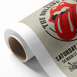 Retro Rolling Stones Concert Poster - School of Rock 2014 Event