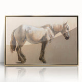 Study of a Grey Horse - Romanticism Art by Jacques-Laurent Agasse