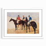 Steeplechase Riders - Romanticism Equestrian Art by John F. Herring