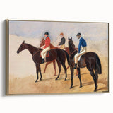 Steeplechase Riders - Romanticism Equestrian Art by John F. Herring