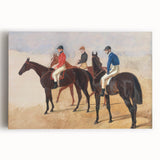 Steeplechase Riders - Romanticism Equestrian Art by John F. Herring