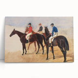 Steeplechase Riders - Romanticism Equestrian Art by John F. Herring