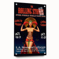 Retro Rolling Stones Steel Wheels 1989 Tour Poster