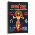 Retro Rolling Stones Steel Wheels 1989 Tour Poster