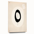 Abstract minimalist wall art piece featuring a blend of soft pastel colors and geometric shapes, ideal for enhancing modern interiors with a touch of elegance.