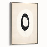Framed minimalist abstract wall art in silver tones, showcasing elegant geometric shapes and textures, perfect for modern home decor. Ideal for enhancing contemporary interiors.