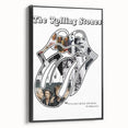 Rolling Stones Retro Poster - "It's Only Rock and Roll" Collage Art