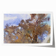Treetops Against Sky - Romanticism Nature Canvas by John Singer Sargent