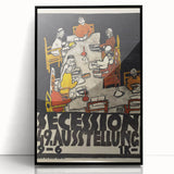 Vintage Art Deco Wall Art - Secession Exhibition Poster Print