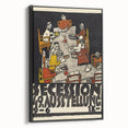 Vintage Art Deco Wall Art - Secession Exhibition Poster Print