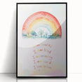Nursery Wall Art – Inspirational Rainbow Print for Kids' Rooms