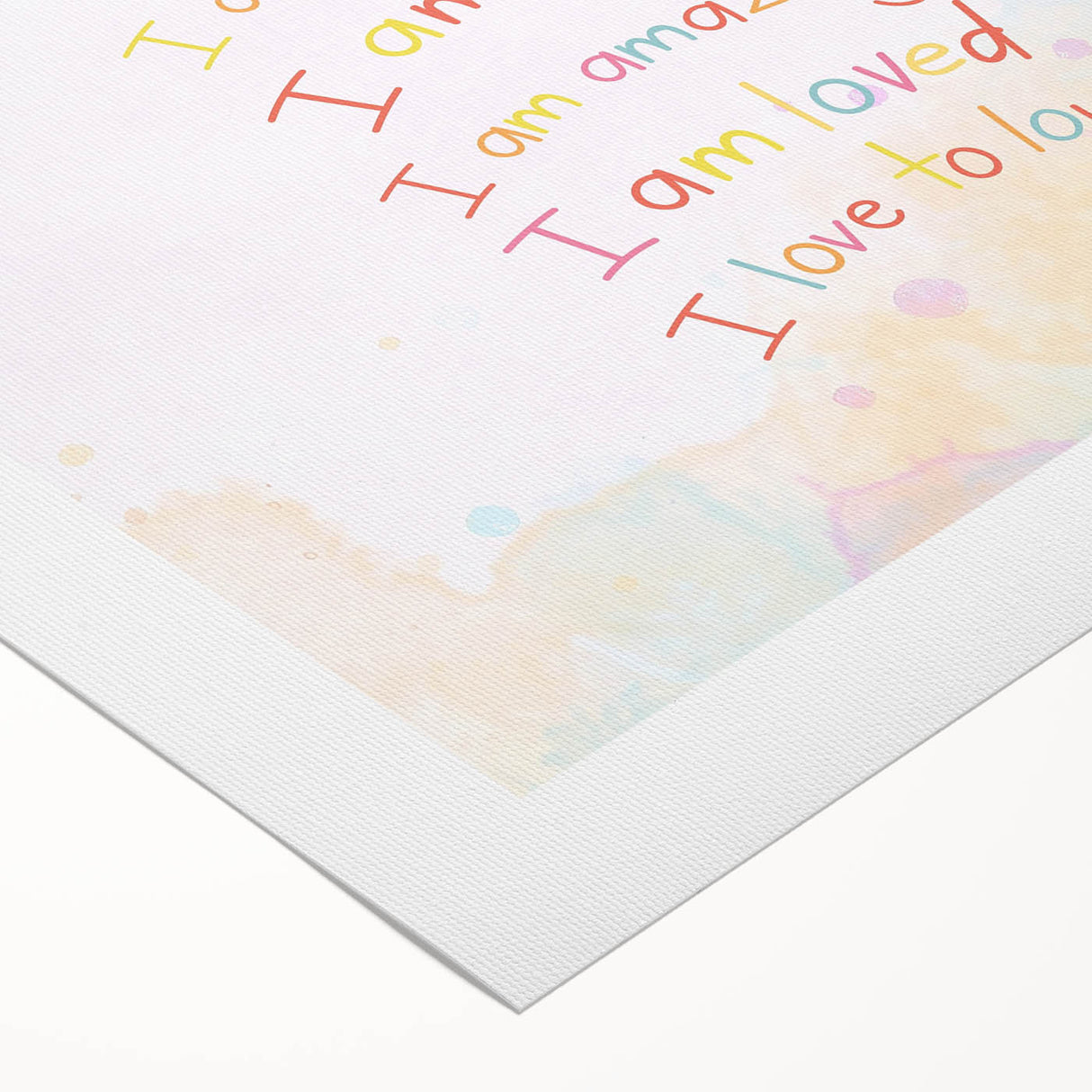 Nursery Wall Art – Inspirational Rainbow Print for Kids' Rooms