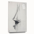 Acrylic landscape artwork displayed from the side, showcasing vibrant colors and intricate details, pinned for secure presentation against a neutral backdrop.