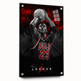 Fiery Passion Pop Art Wall Art – Bold Black, Red, and White Canvas