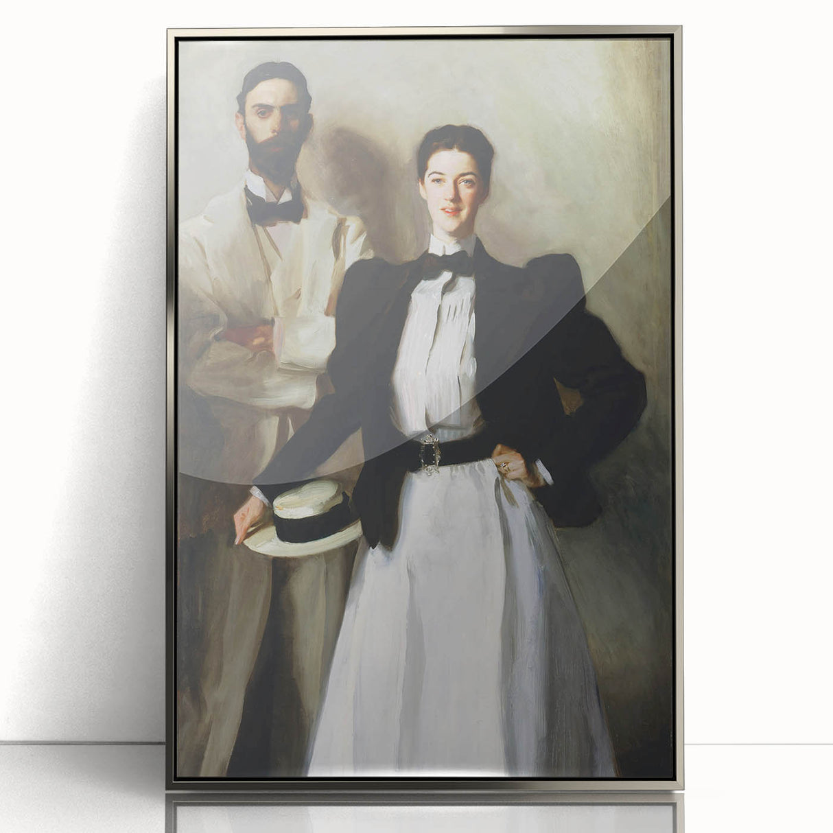 Realism Art Print - Mr. and Mrs. I. N. Phelps Stokes by Sargent Canvas Art