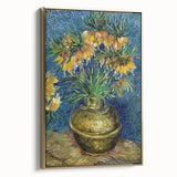 Framed canvas featuring a vintage-style landscape painting with muted earth tones, ideal for bedroom wall art.