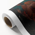 Dramatic Abstract Wall Art - The Black Prophet in Rich Dark Tones