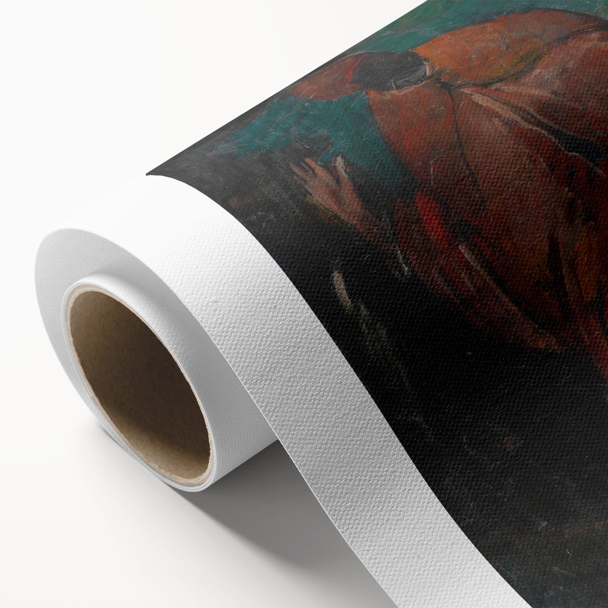 Dramatic Abstract Wall Art - The Black Prophet in Rich Dark Tones