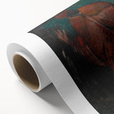 Dramatic Abstract Wall Art - The Black Prophet in Rich Dark Tones