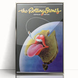 Rolling Stones Australian Tour 1973 Retro Poster Art