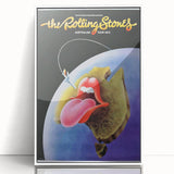 Rolling Stones Australian Tour 1973 Retro Poster Art