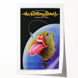 Rolling Stones Australian Tour 1973 Retro Poster Art