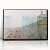 Impressionist Wall Art – Tranquil Garden with Blooming Flowers