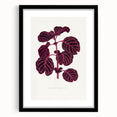 Romanticism Art: "Pink Achyranthes Leaf" Classic Botanical Print
