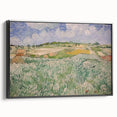 Impressionist Landscape Art – Quiet Lake with Autumn Foliage