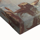 Romanticism Art: "Venice, The Dogana" Historical Landscape Canvas Print