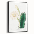 Romanticism Art: "Lady of the Night Cactus" Botanical Canvas Print