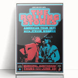 Rolling Stones 1972 American Tour Poster with Stevie Wonder