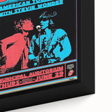 Rolling Stones 1972 American Tour Poster with Stevie Wonder