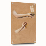 Romanticism Art: "Study of Arms" Sketch for Autumn Canvas Print