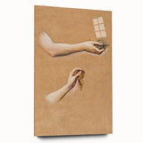 Romanticism Art: "Study of Arms" Sketch for Autumn Canvas Print