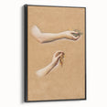 Romanticism Art: "Study of Arms" Sketch for Autumn Canvas Print