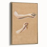 Romanticism Art: "Study of Arms" Sketch for Autumn Canvas Print