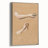 Romanticism Art: "Study of Arms" Sketch for Autumn Canvas Print