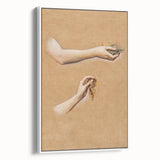Romanticism Art: "Study of Arms" Sketch for Autumn Canvas Print