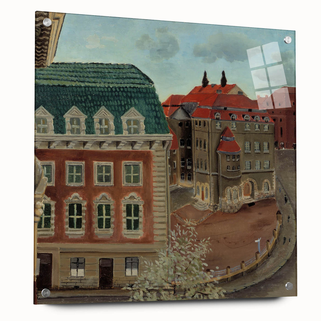 Charming Modern Cityscape Art – Classic Architectural Street View Decor