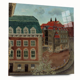 Charming Modern Cityscape Art – Classic Architectural Street View Decor