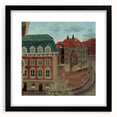 Charming Modern Cityscape Art – Classic Architectural Street View Decor