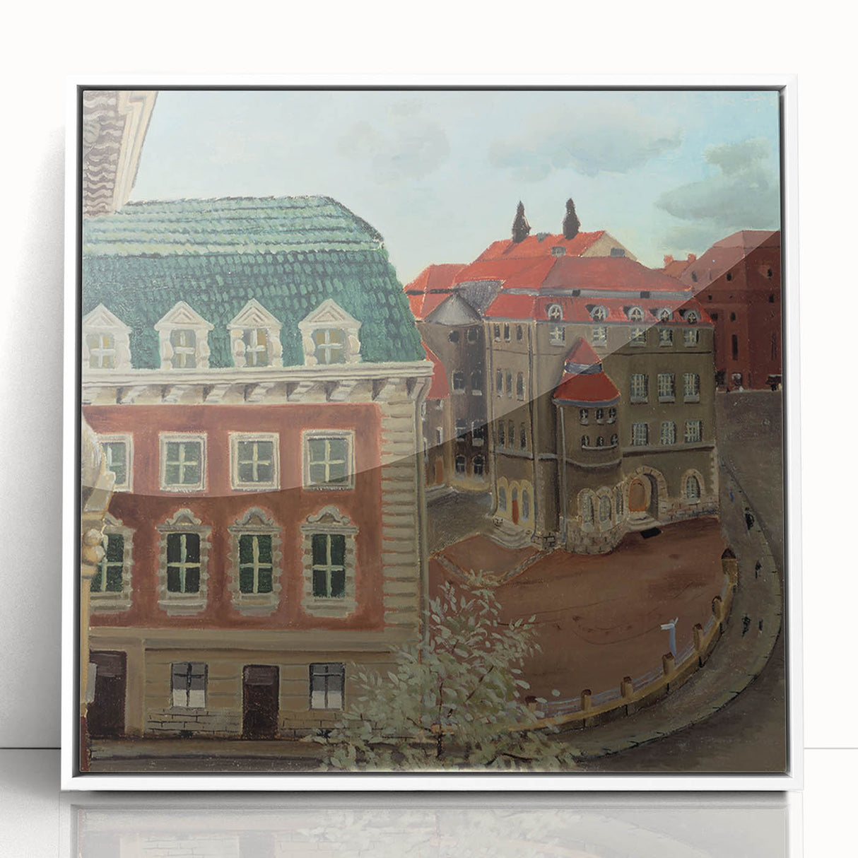 Charming Modern Cityscape Art – Classic Architectural Street View Decor