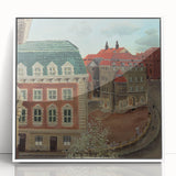 Charming Modern Cityscape Art – Classic Architectural Street View Decor