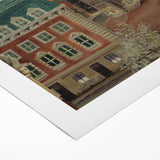 Charming Modern Cityscape Art – Classic Architectural Street View Decor