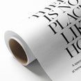 "There is No Place Like Home" Typography Canvas Art