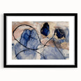 Abstract splatter art frame with a black mat, showcasing vibrant colors and dynamic patterns, perfect for modern home decor or gallery displays. Ideal for enhancing any artistic space.