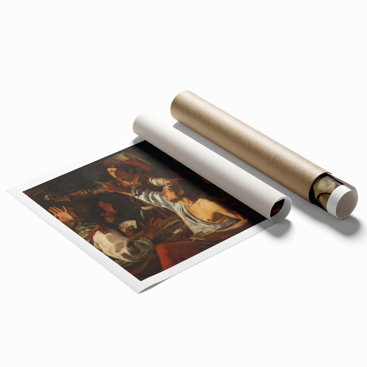 Baroque Art Print - The Card Sharps - Historical Classic Wall Art