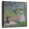 Claude Monet's Blanche Hoschedé - Impressionist Art of Outdoor Painting